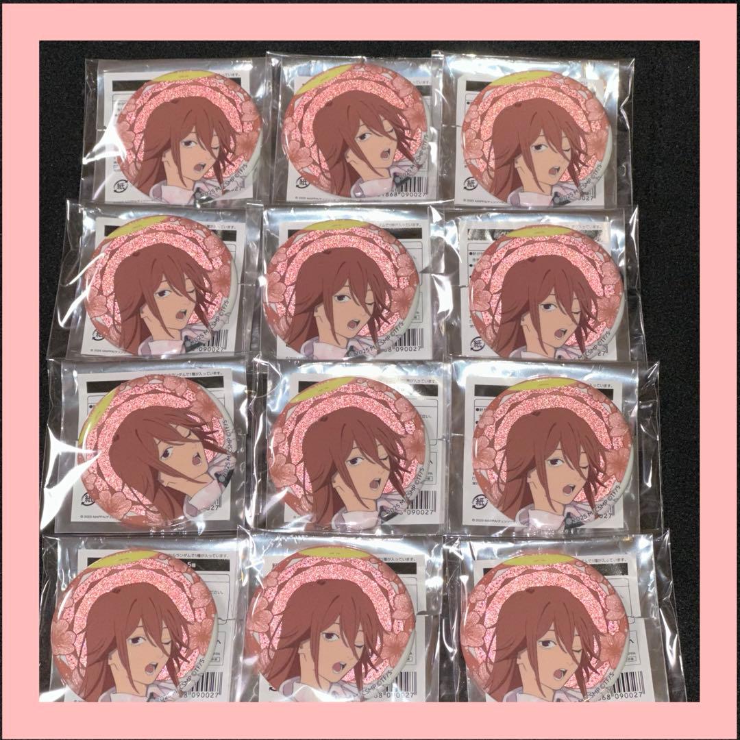 チェンソーマン プリンスホテル レストランカフェ グリッター缶バッジ 天使の悪魔