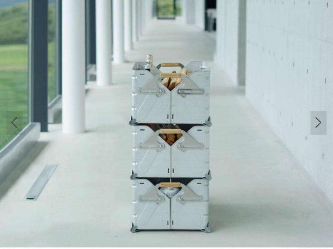 【スノーピーク】 シェルフコンテナ25 天板付き