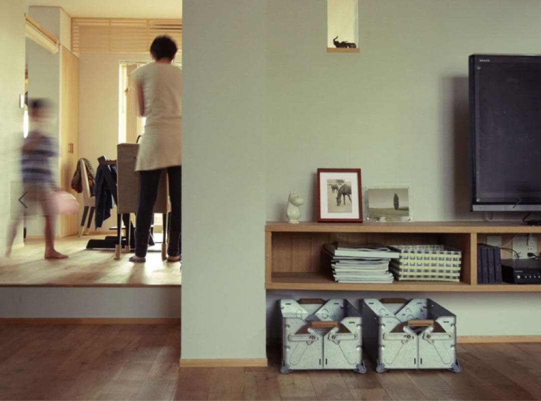 【スノーピーク】 シェルフコンテナ25 天板付き