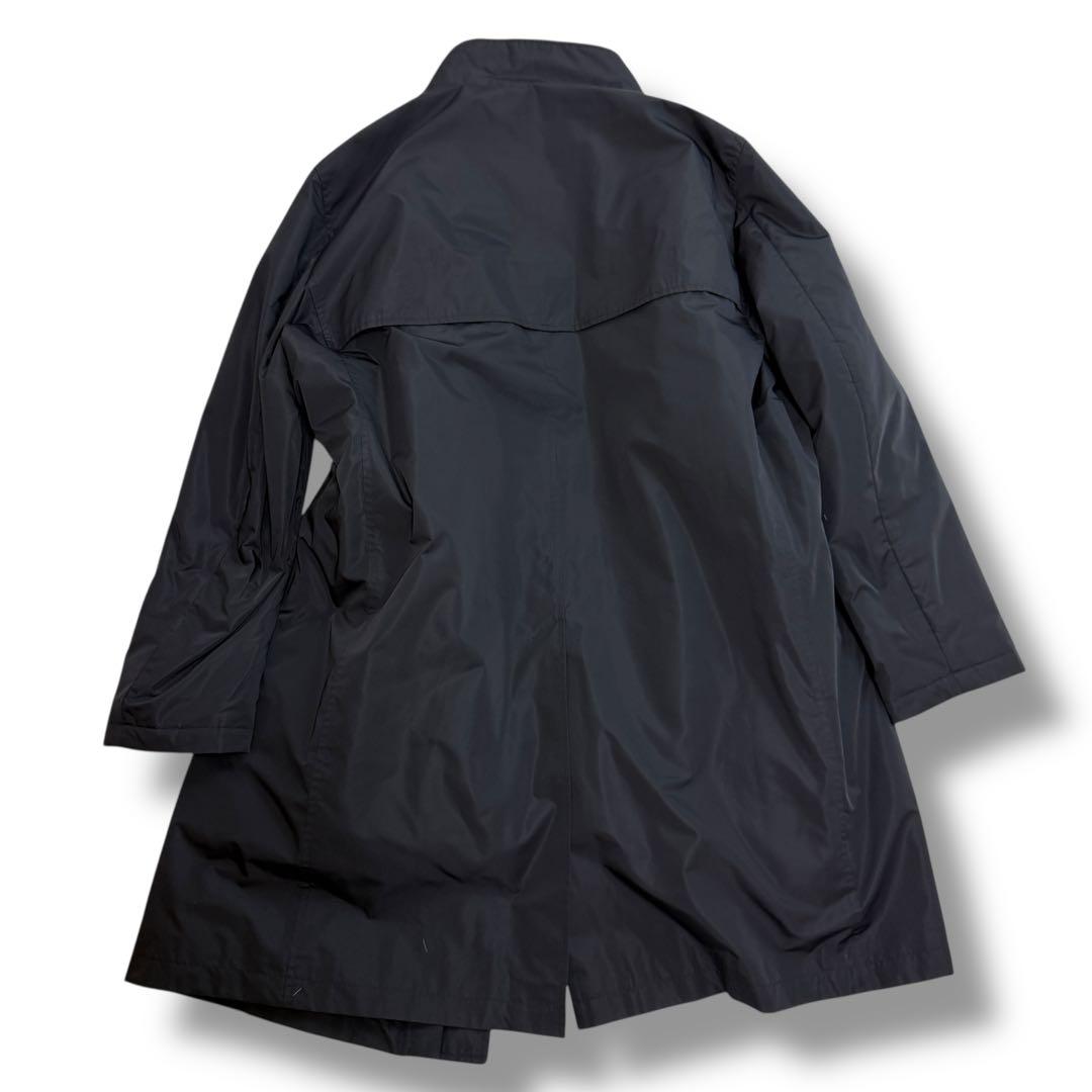 希少3L 美品 1815 アクアスキュータム ダウンライナー ステンカラーコート