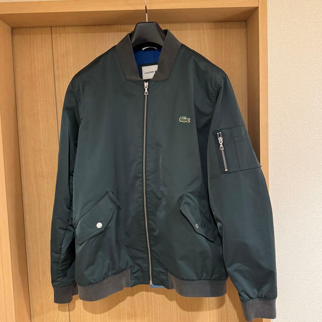 LACOSTE MA-1スタイルジャケット ダークグリーン