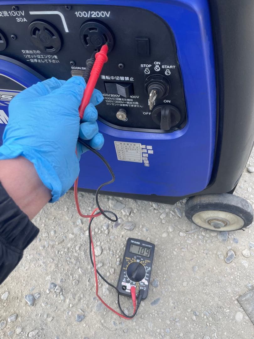 YAMAHA EF5500iSDE 発電機インバーター式 アワーメーター19時間