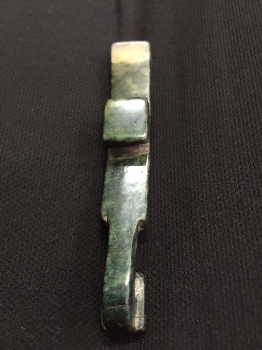 墨玉 帶鉤  玉器  すごく潤い玉 年代物