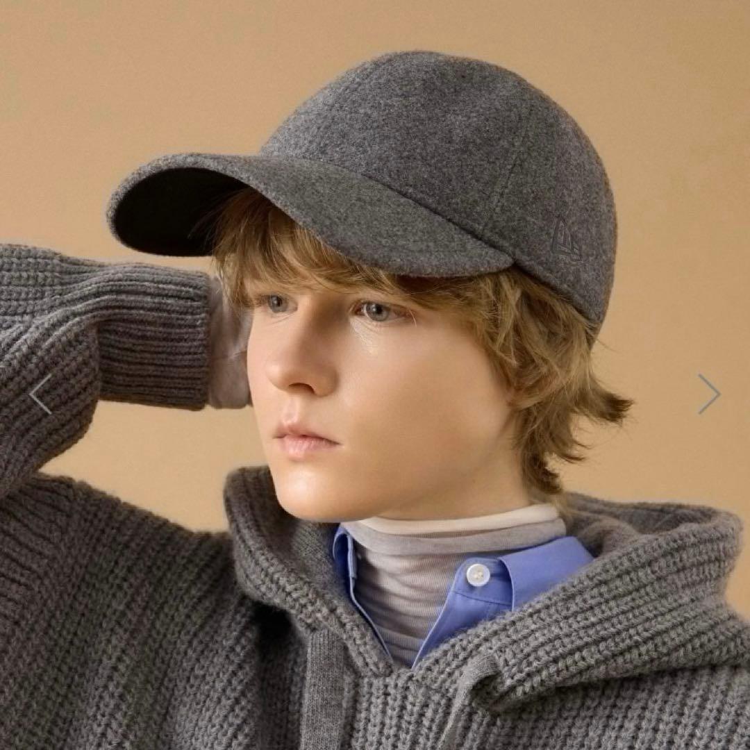 【新品】 別注ニューエラ　サードマガジン　ウール　キャップ　グレー