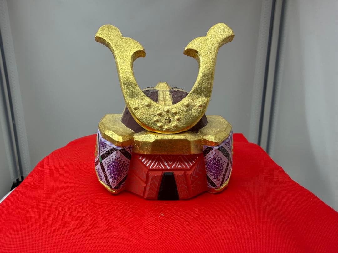 奈良一刀彫り　神泉作　兜　誠美堂