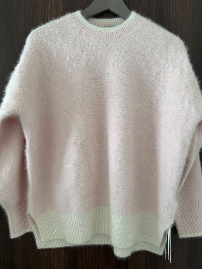 タグ付新品未使用United Arrows 今期ソフトピンク　フォックスカシミヤ