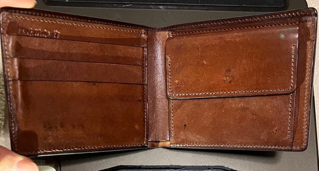 ま*ば様 【定価74000円】 ホーウィン　シェルコードバン 塩原朋和作　二つ折