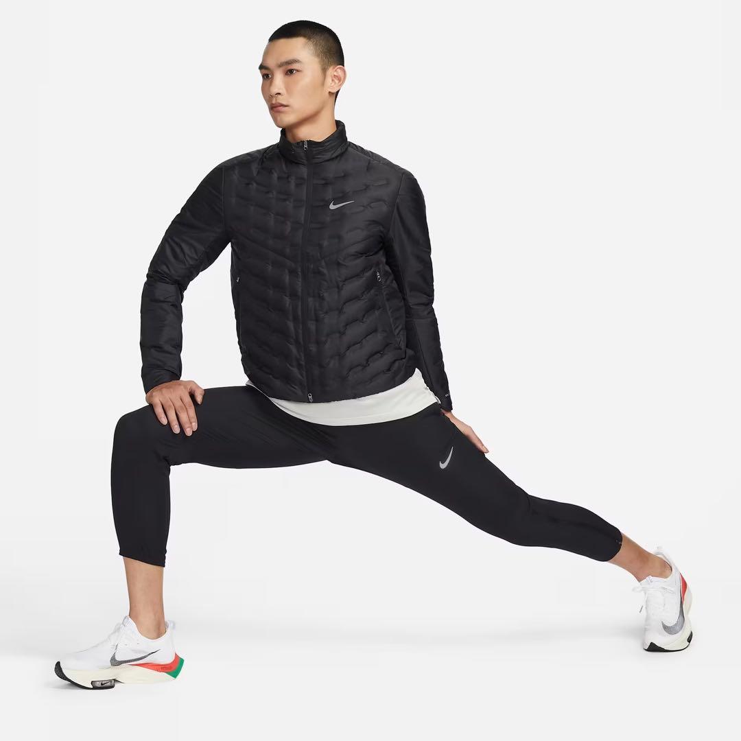 ナイキ エアロロフト メンズ レペル ダウン ランニングジャケット M 黒