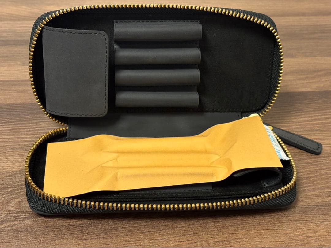 バハギア 廣瀬鐵筆堂モデル 7本挿 クレイジーホース／ブラック