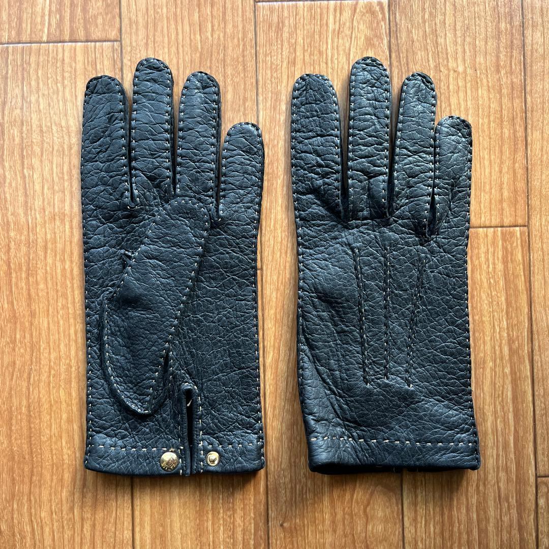 CAUSSE 【ガンコス/コース】アンライニングペッカリー素材グローブ