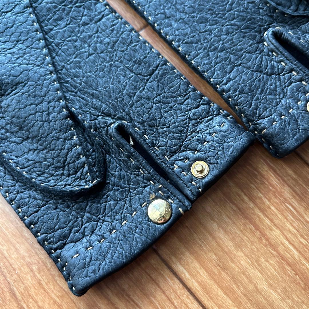 CAUSSE 【ガンコス/コース】アンライニングペッカリー素材グローブ