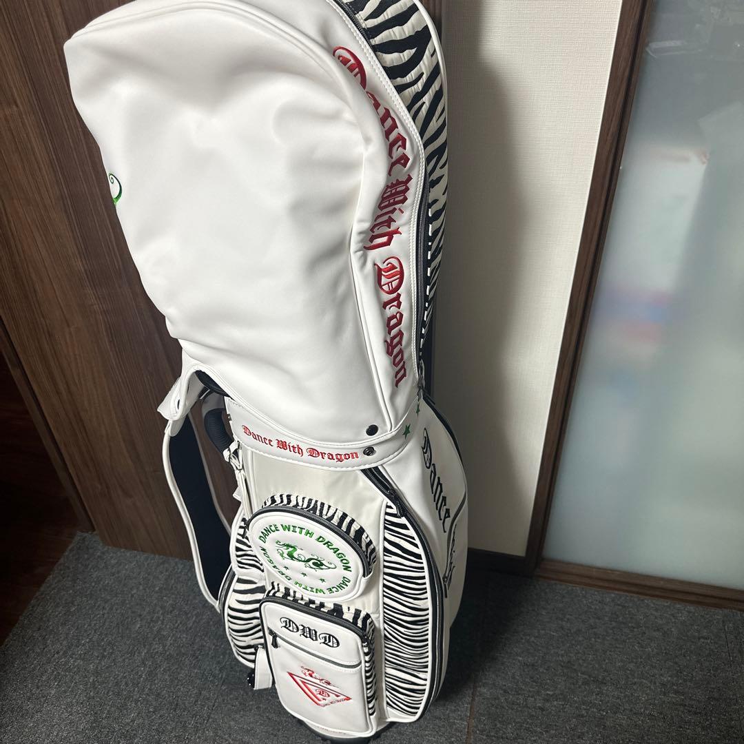 『値下げ』新品Dance With Dragon キャディバッグ ホワイト