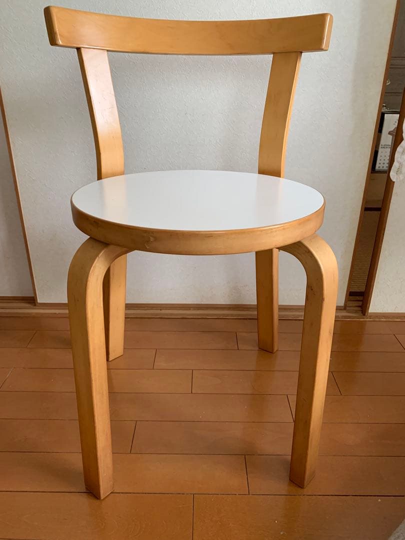 Alvar Aalto Artek Chair No.68木製 椅子 ナチュラル