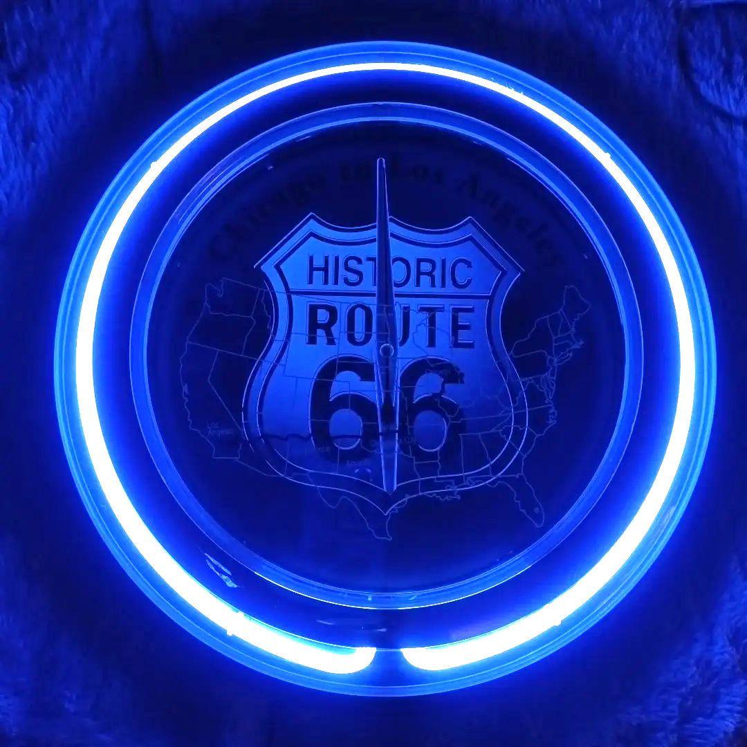 ネオン管 掛け時計 インテリア