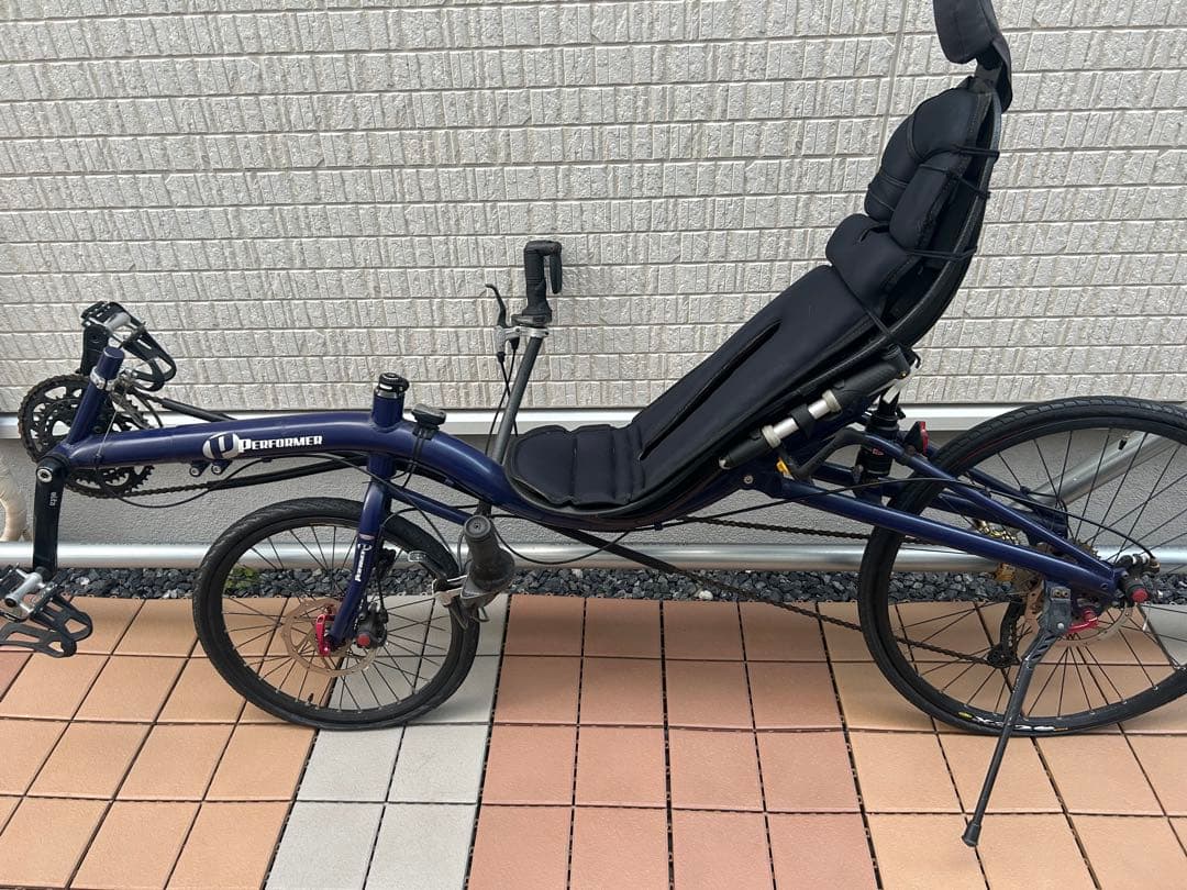 Performer リカンベント自転車 ネイビー