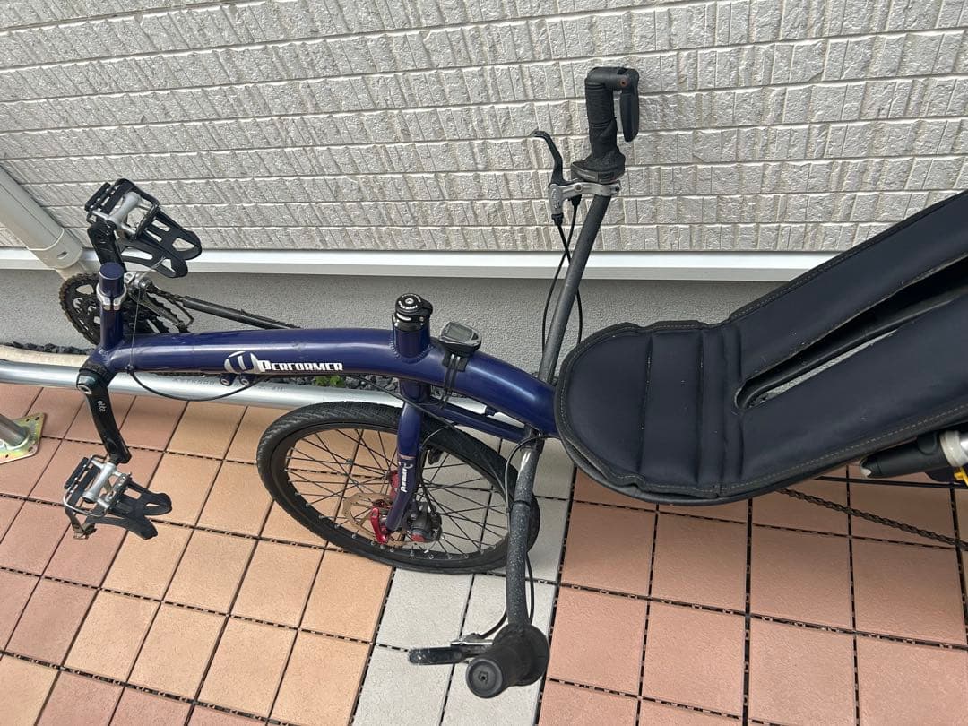 Performer リカンベント自転車 ネイビー