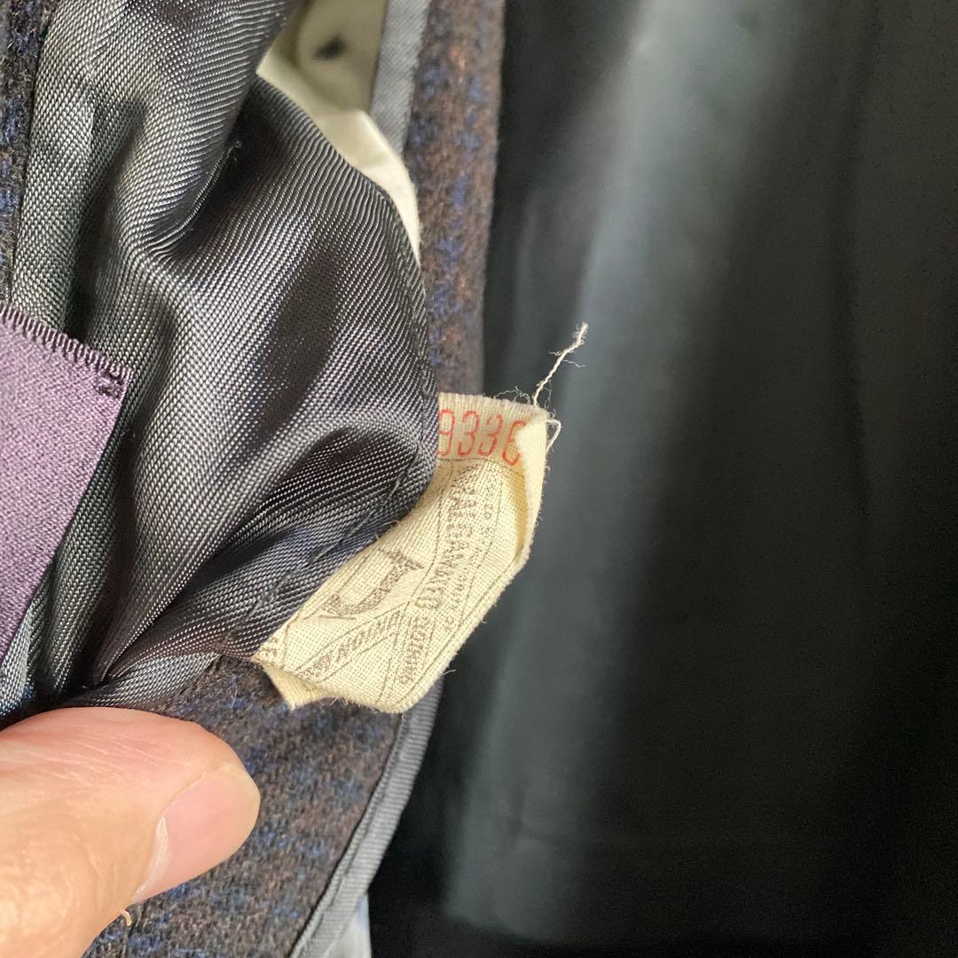 50s60s US vintage スプリットラグラン ウールステンカラーコート