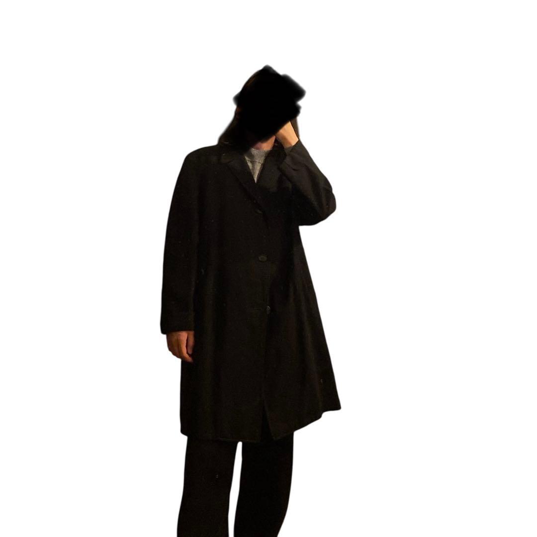 50s60s US vintage スプリットラグラン ウールステンカラーコート