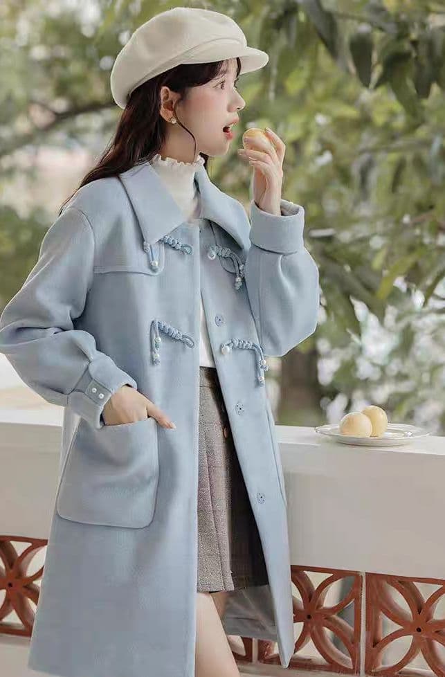 冬のお出かけに❤️暖かさ抜群ロングコート女子会デートに最適