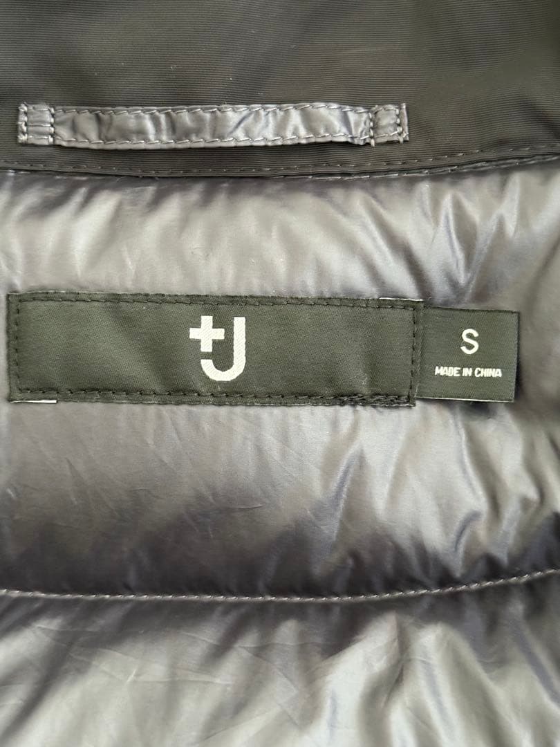 +J ジルサンダー/UNIQLO　ハイブリッドダウンジャケット黒　Sサイズ