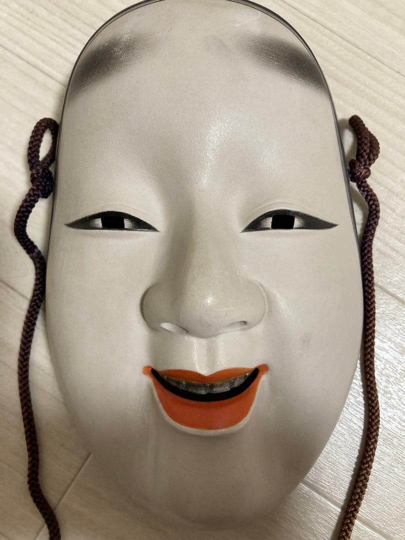希少　能面　小面　美術品　伝統工芸品　アンティーク