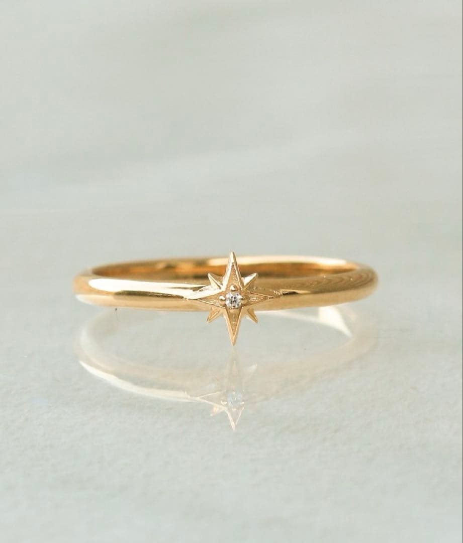 NOIR DE POUPEE K18vermeil ダイヤモンド スターリング