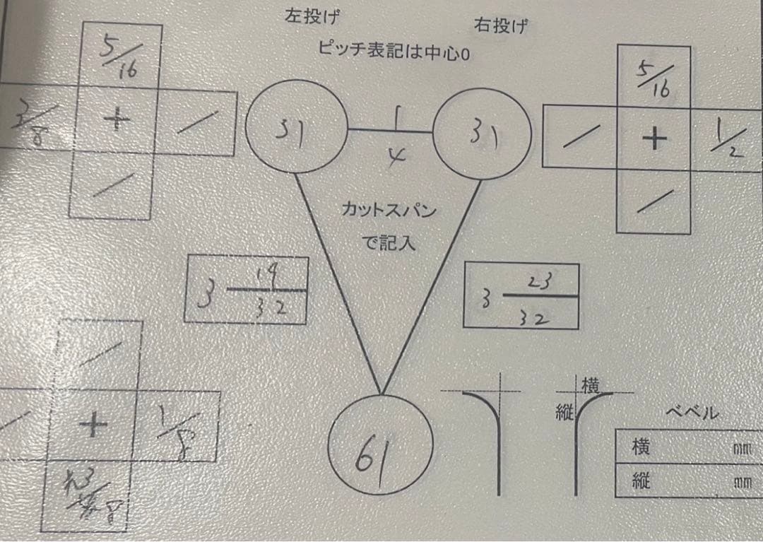 ラディカル ジグザグ 15ポンド　ボウリングボール