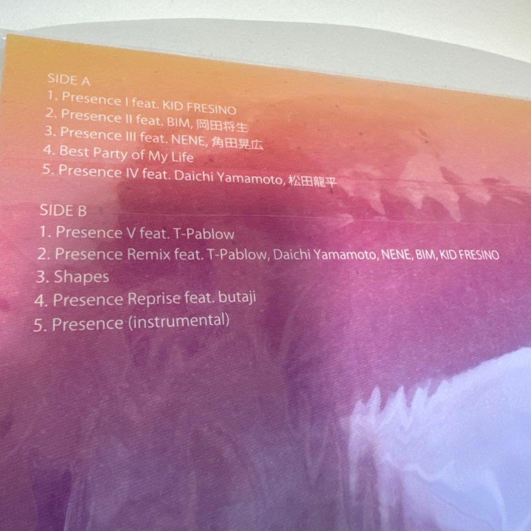 Presence 完全生産限定アナログ盤 レコード