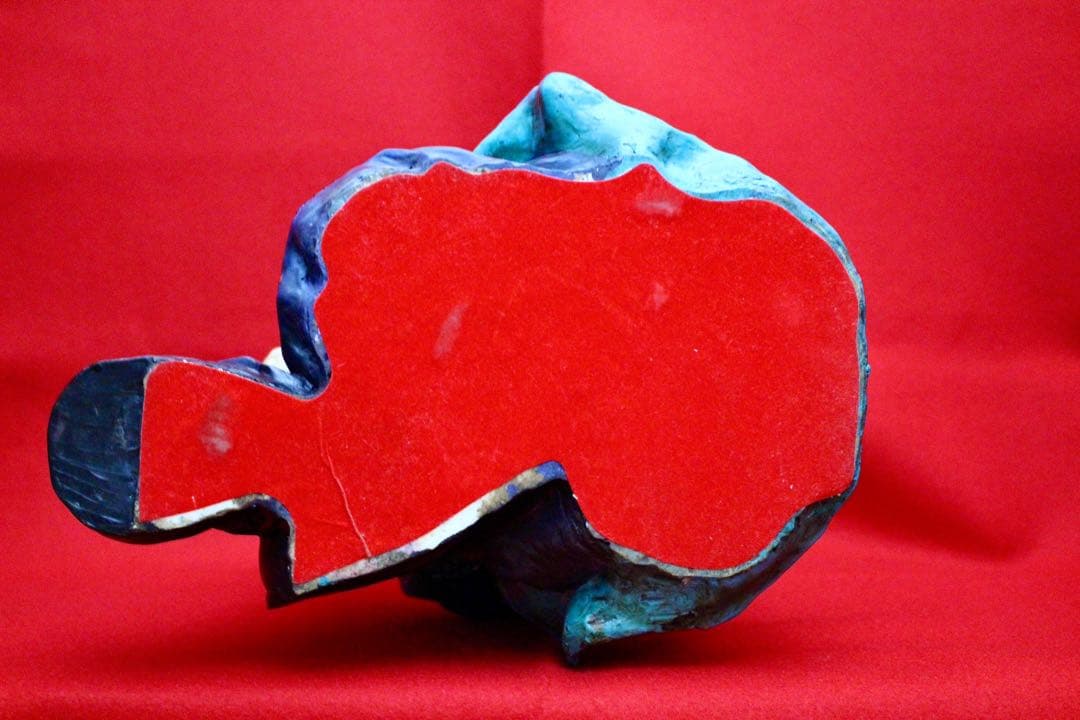 イタリア・ピエロコレクション【お茶目なピエロ　大サイズ　水色ドット】