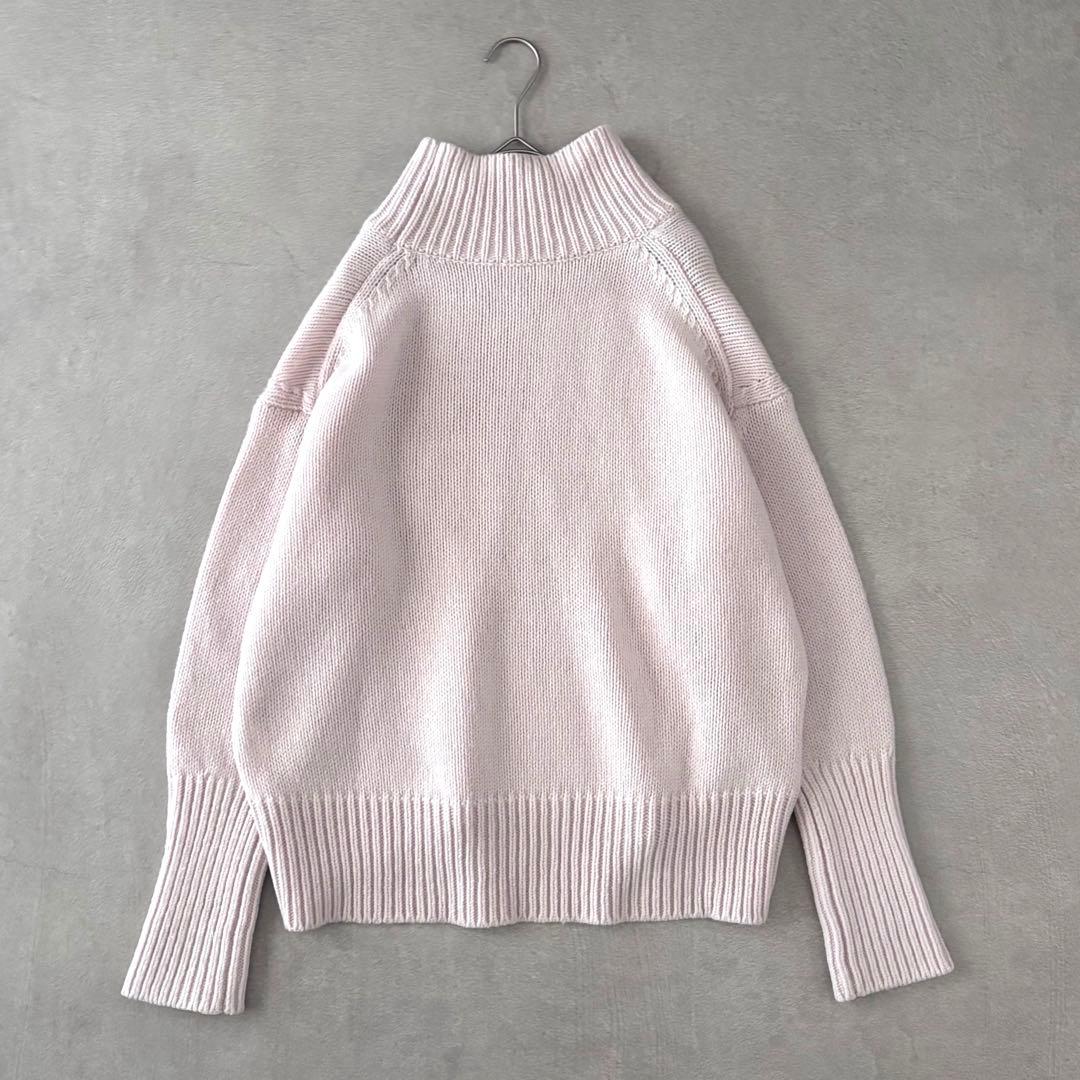 美品 GALERIE VIE ファインウール ハイネックプルオーバー 日本製