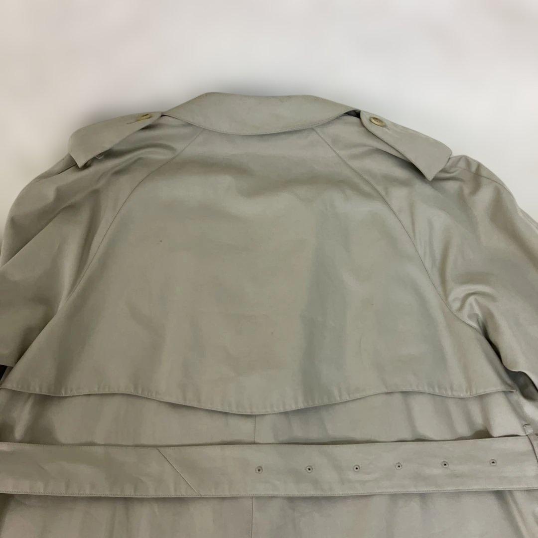 【希少品】Burberry カーキ トレンチコート　ロング丈　　ノバチェック
