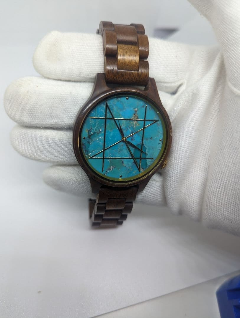 noz ターコイズ　天然石腕時計