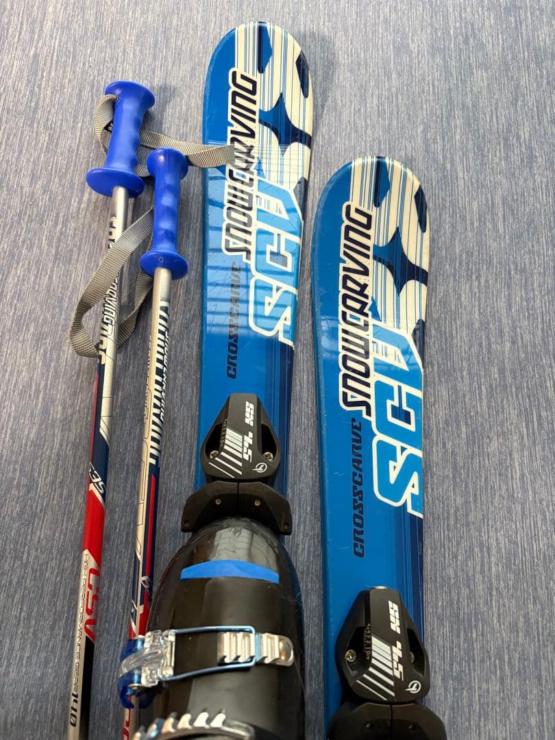 子ども用スキー板・ストック・ブーツセット　 CARVING X8 100