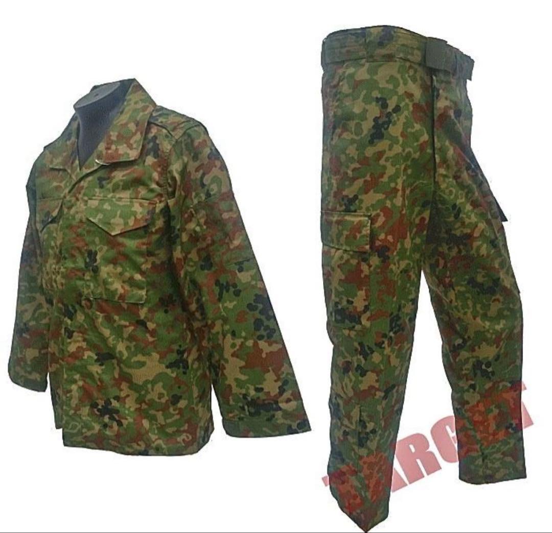 生産終了 PX品 陸上自衛隊 迷彩服 防暑3型 麻混リップストップ