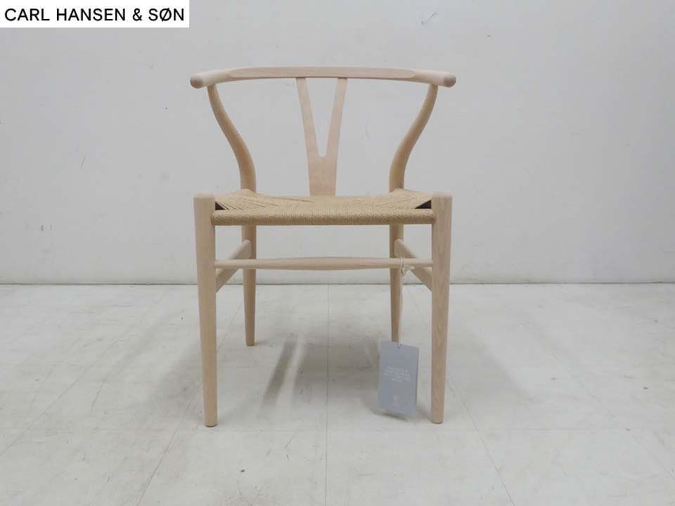 未使用品 正規品■カールハンセン＆サン■CH24 Yチェア ビーチ材 ソープ仕上