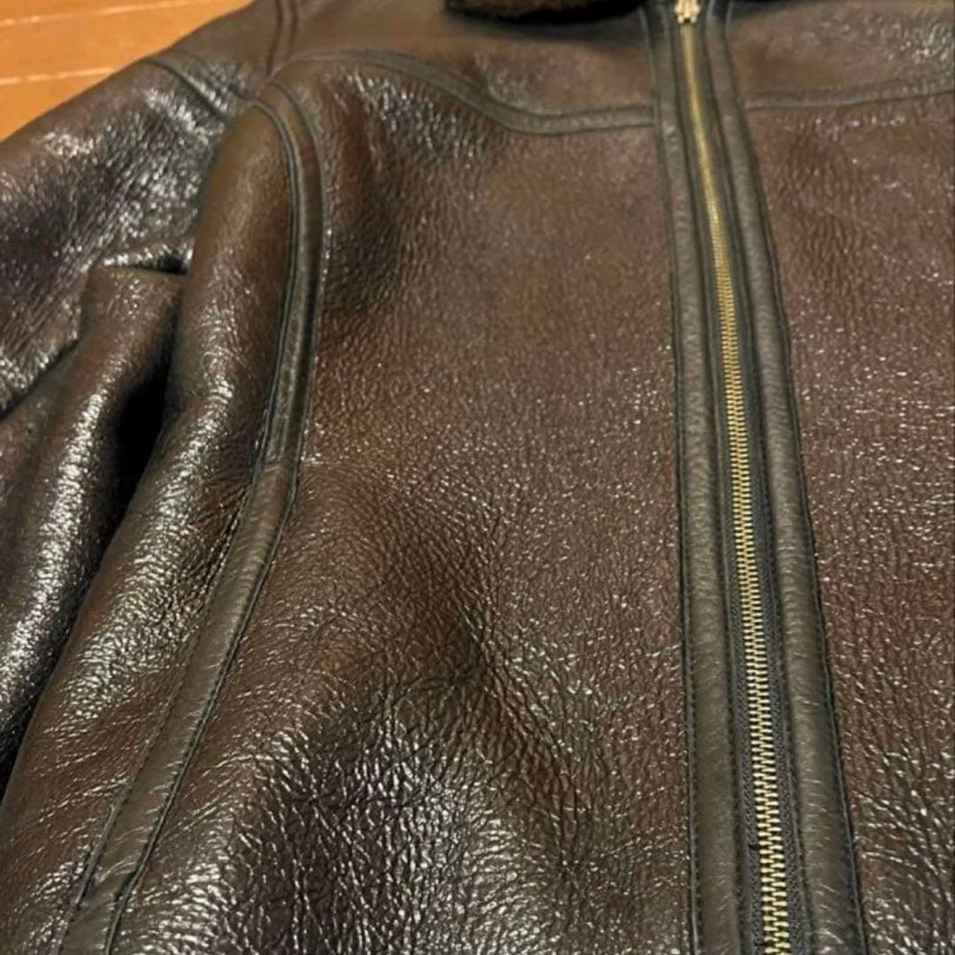 KENZO ケンゾー　ブラウンレザージャケット　B-3 美品