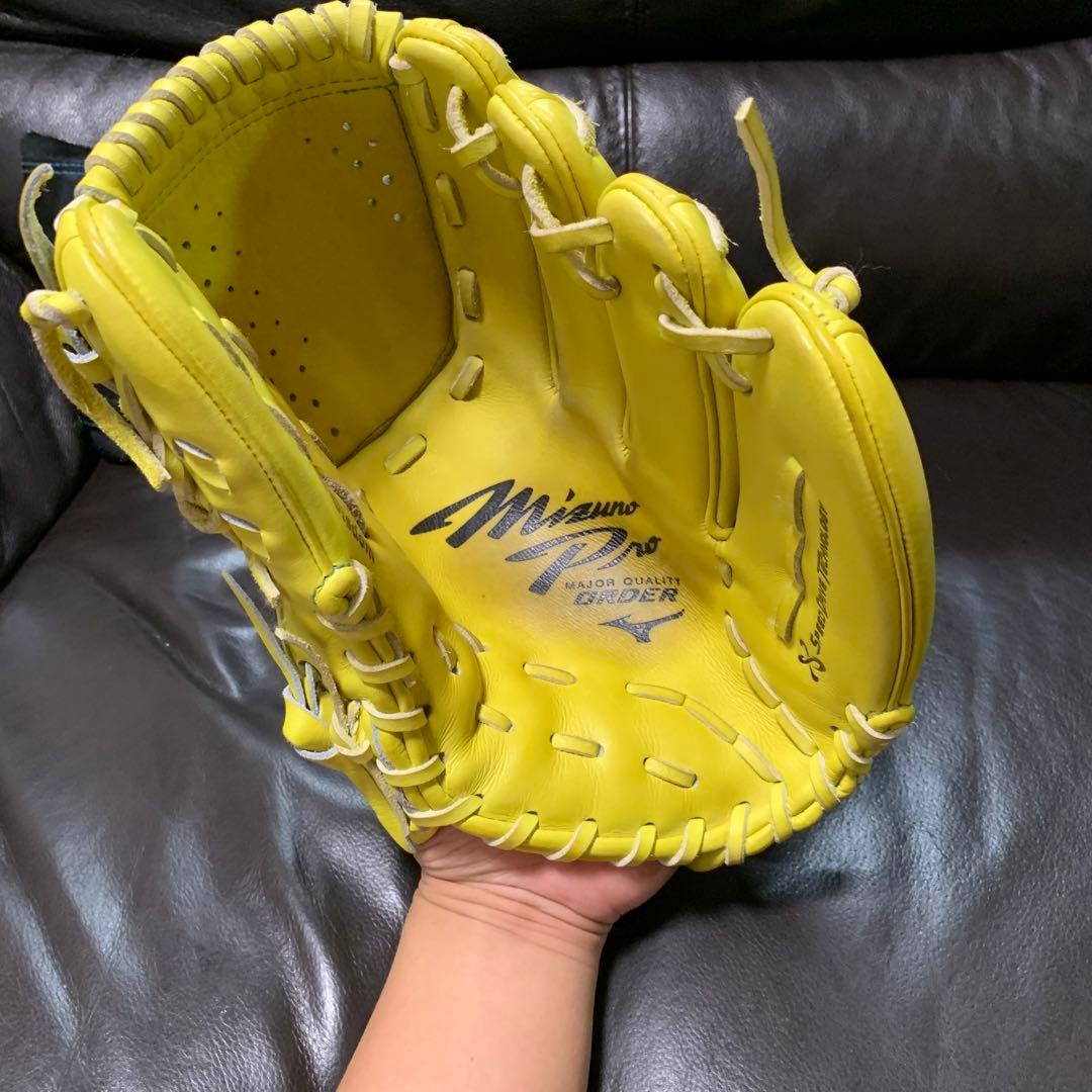 N*o様 ミズノプロオーダー　硬式投手用グローブ ダイバーシティブルー