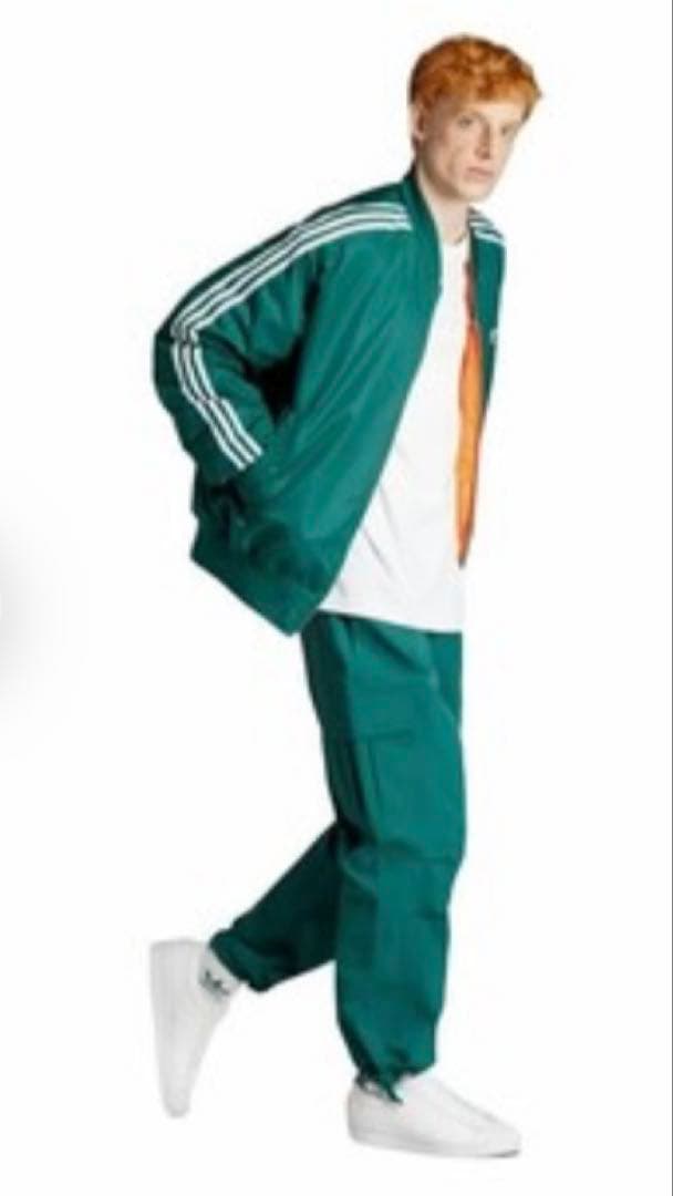 アディダス/アディレニウム MA-1 ボンバージャケット リバーシブル 深緑