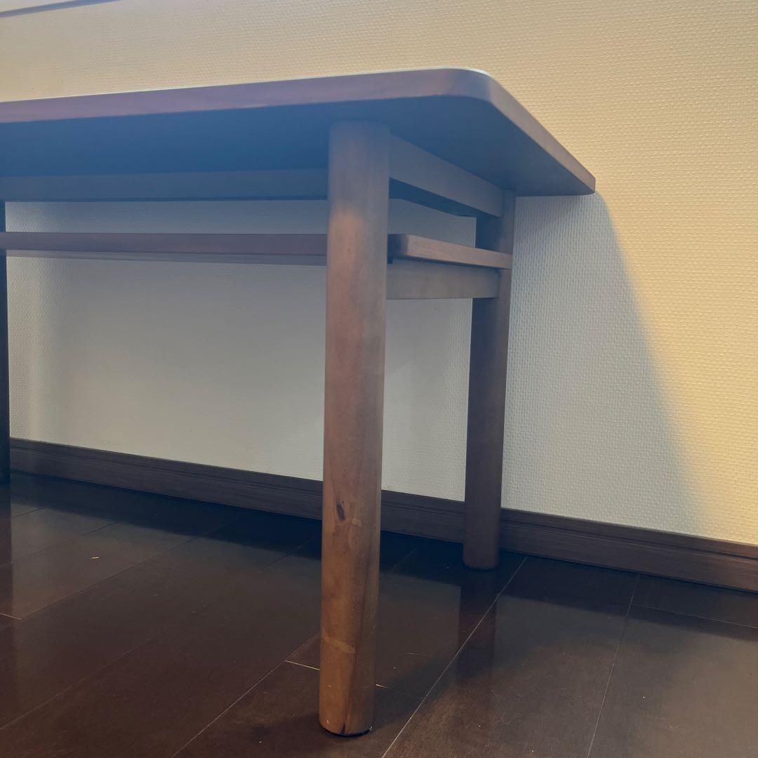 MUJI 無印良品 木製ローテーブル ウォールナット 廃盤品