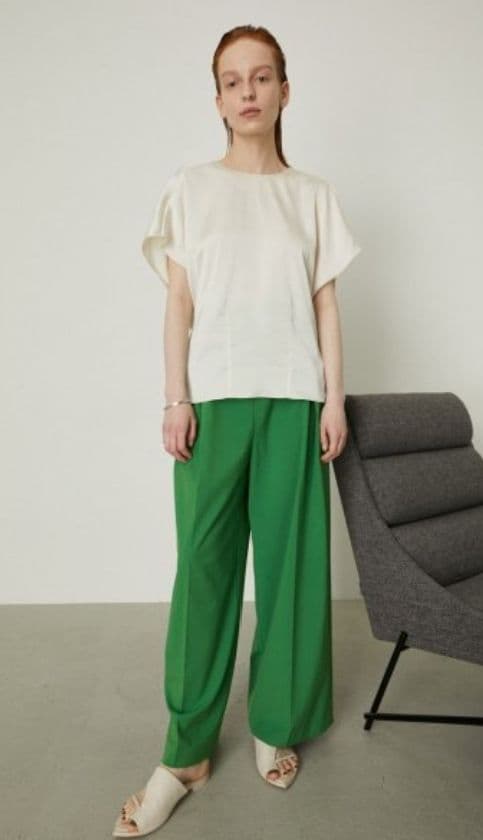 トップス RIM.ARK Back drape gloss tops