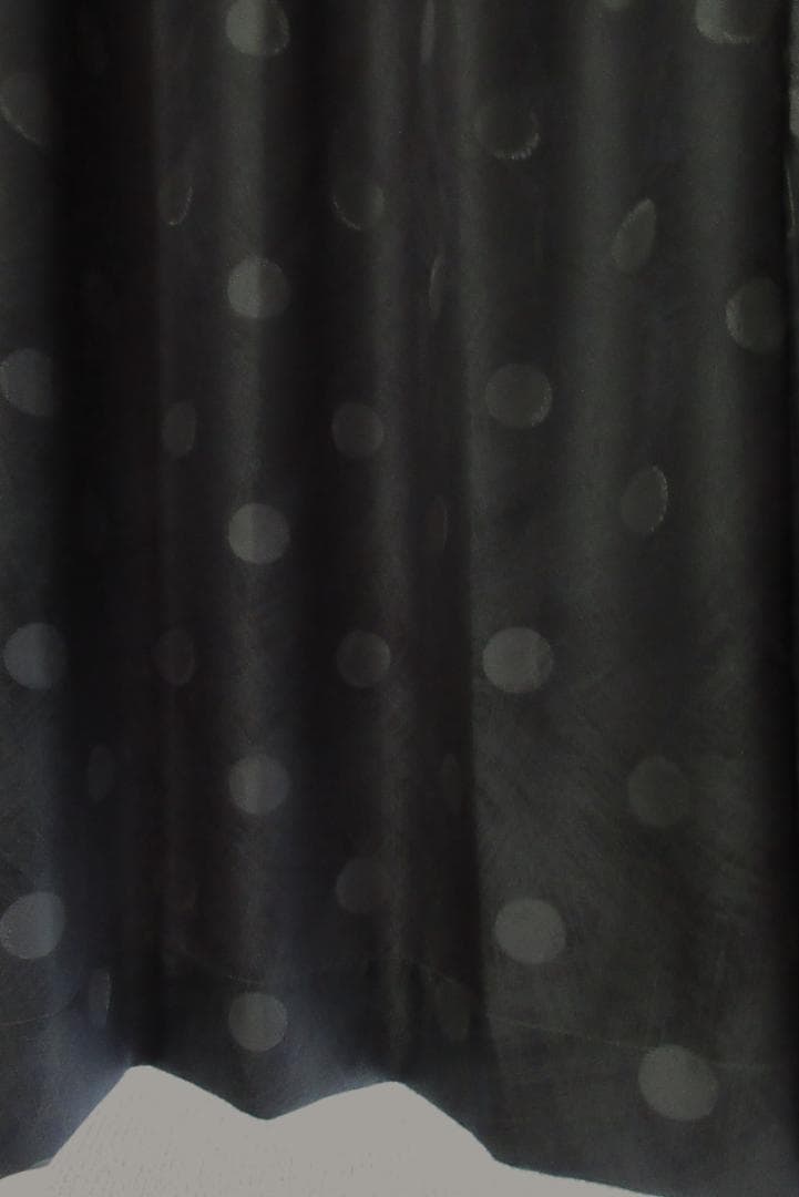 まゆまゆ★3級遮光 水玉幅150X丈220(２枚入)(KM4033)が2組