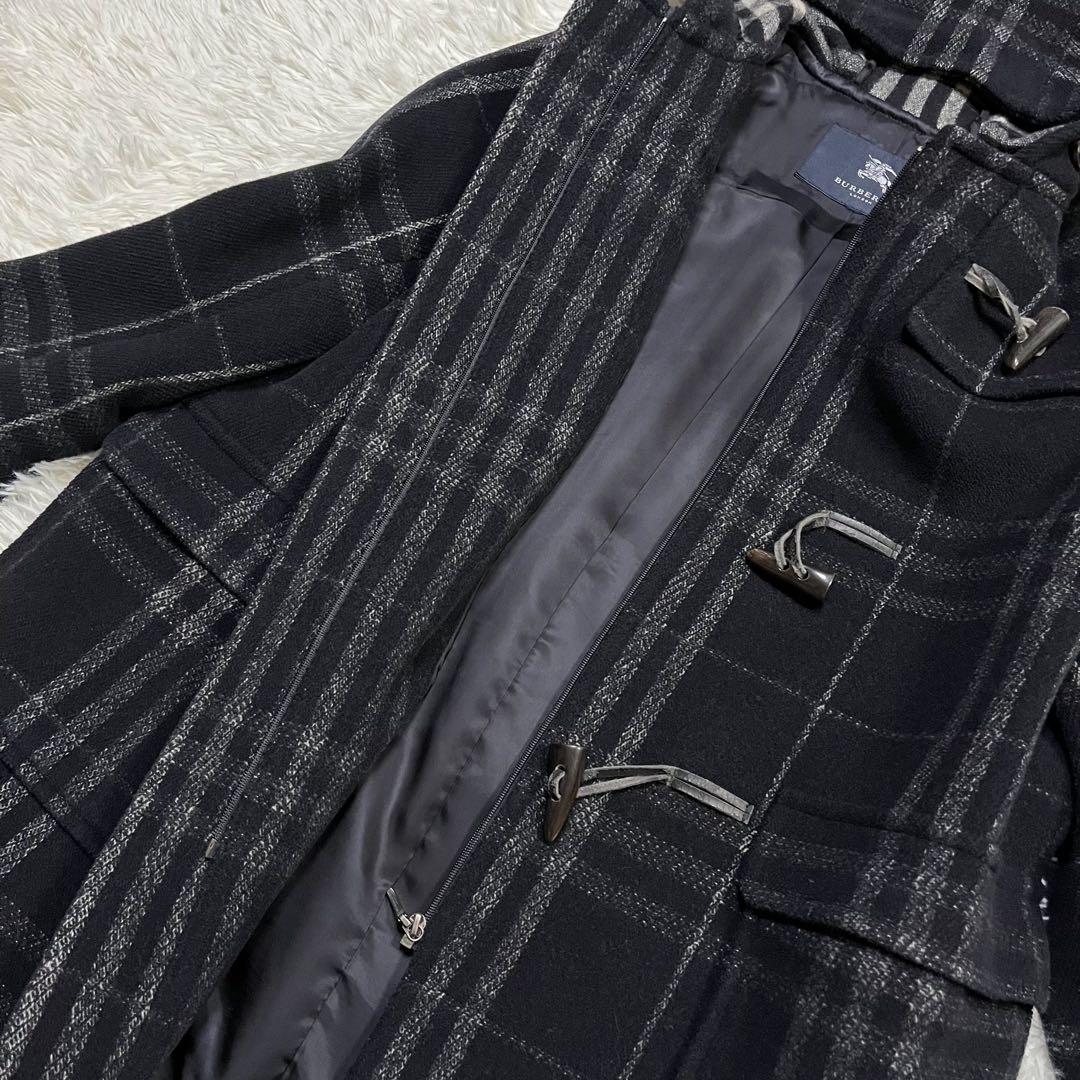 訳あり極美品 大きいサイズ バーバリーロンドン ダッフルコート ノバチェック