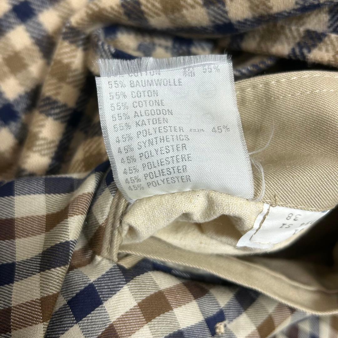 美品✨アクアスキュータム aqua5 ライナー付き トレンチコート ベージュ L