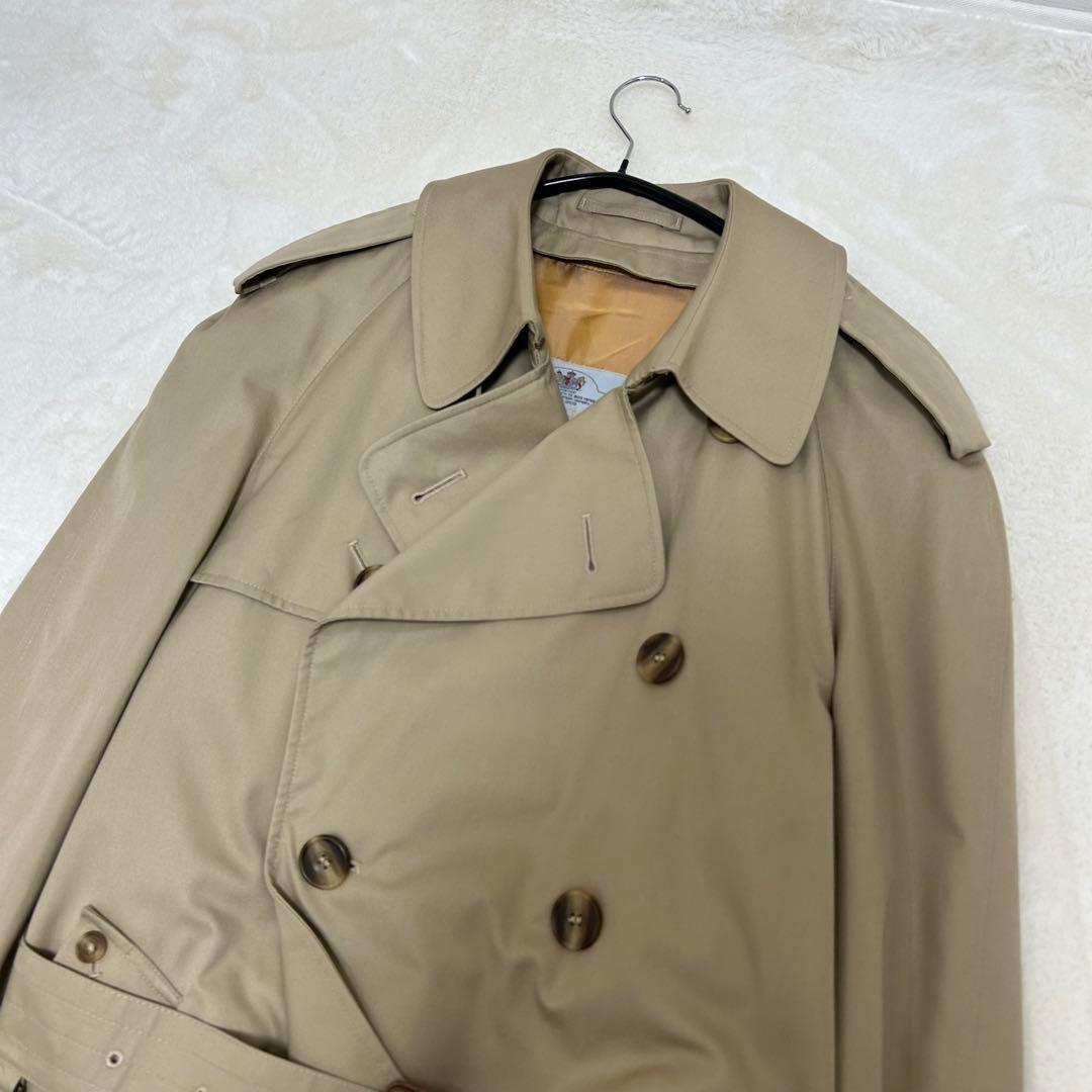 美品✨アクアスキュータム aqua5 ライナー付き トレンチコート ベージュ L
