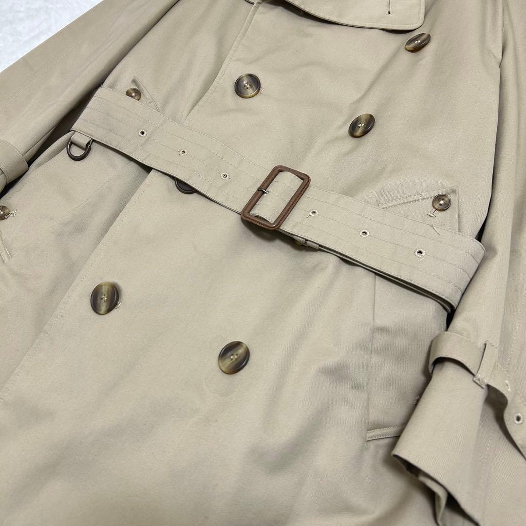 美品✨アクアスキュータム aqua5 ライナー付き トレンチコート ベージュ L