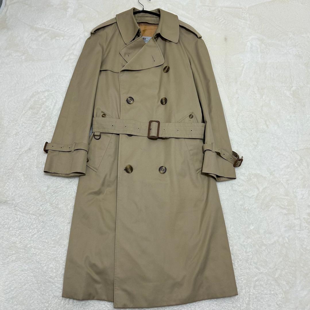 美品✨アクアスキュータム aqua5 ライナー付き トレンチコート ベージュ L