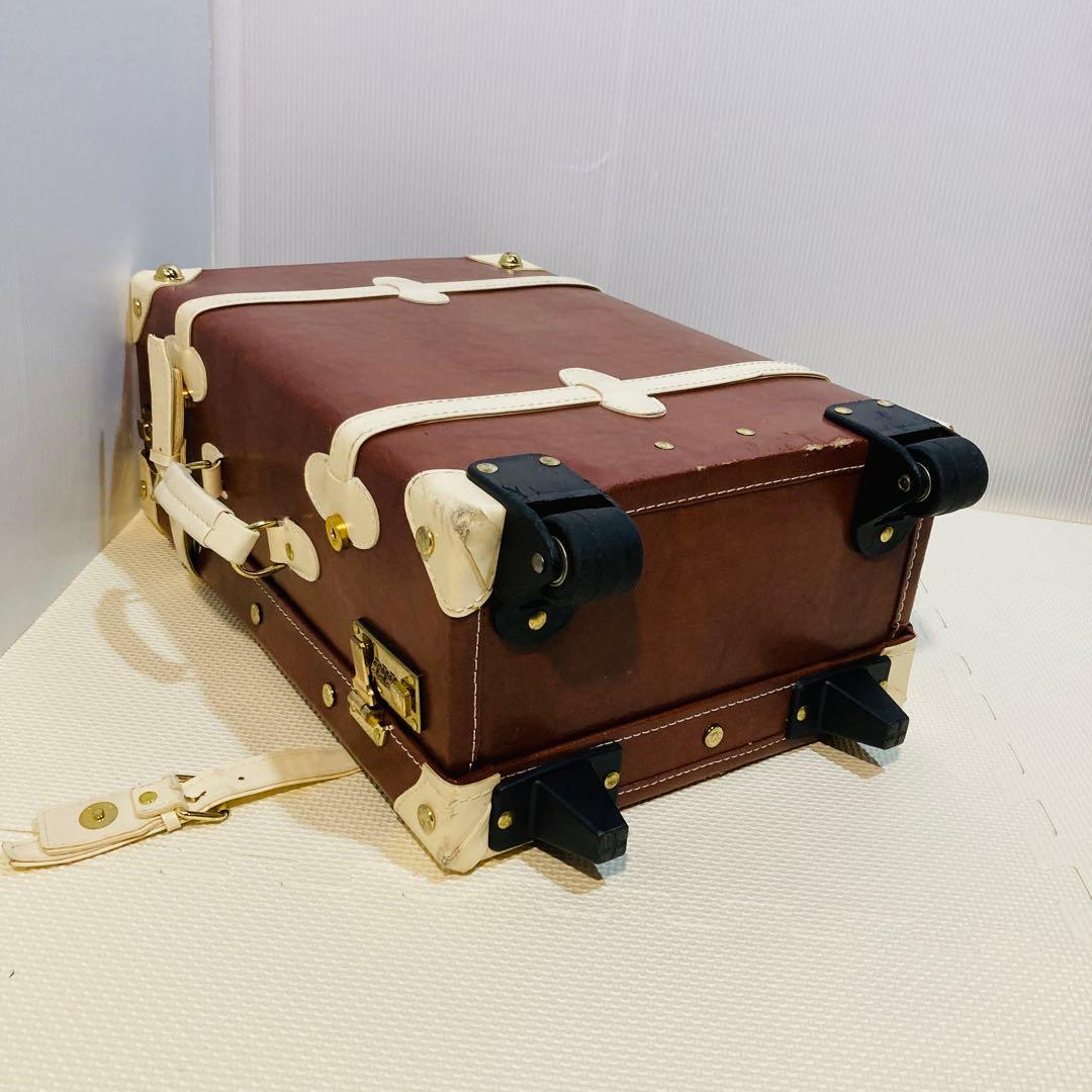 【希少】#656 Disney レザー スーツケース フランス柄