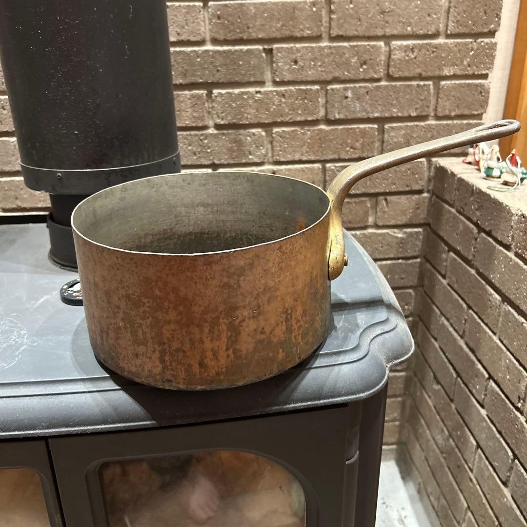 銅鍋　直径２５センチ　重さ3.4キログラム