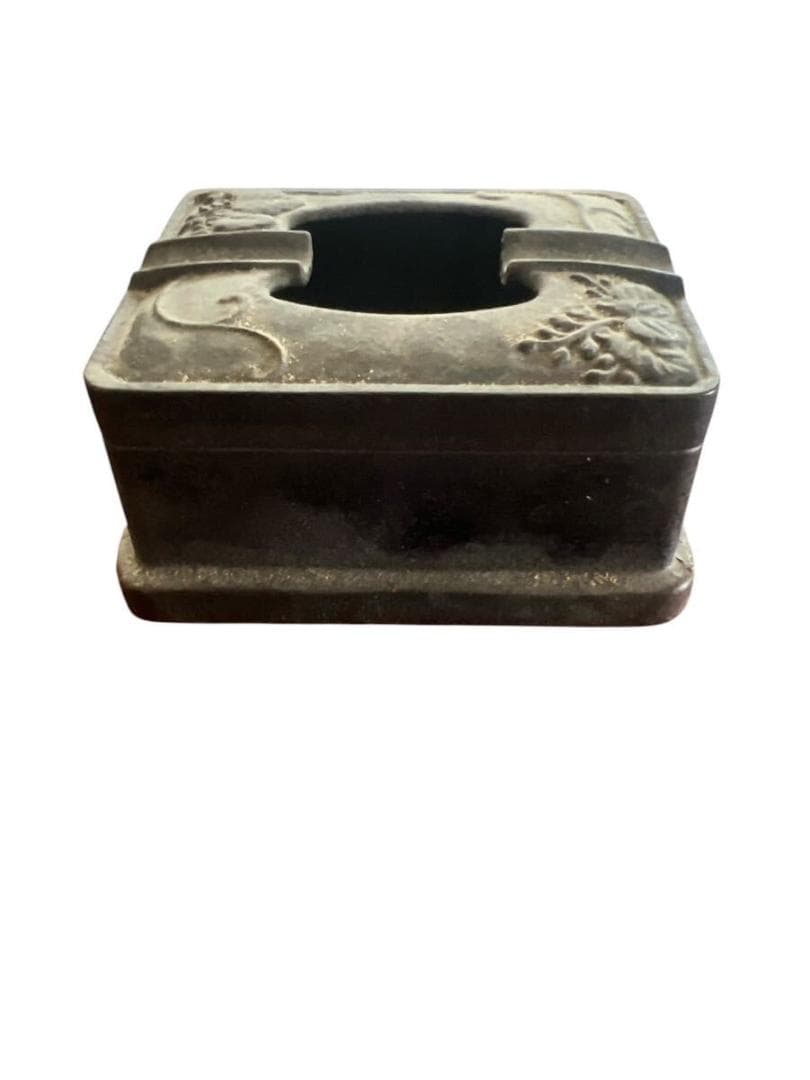 博物館展示品 国産振興 北海道拓殖博覧会記念灰皿 鉄製