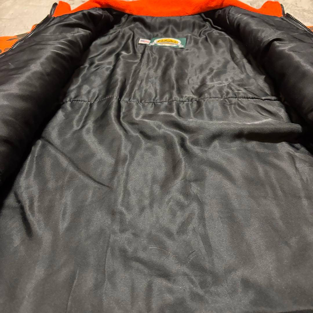 90's USA製 Cabela's ダックハンターカモ オレンジ 中綿